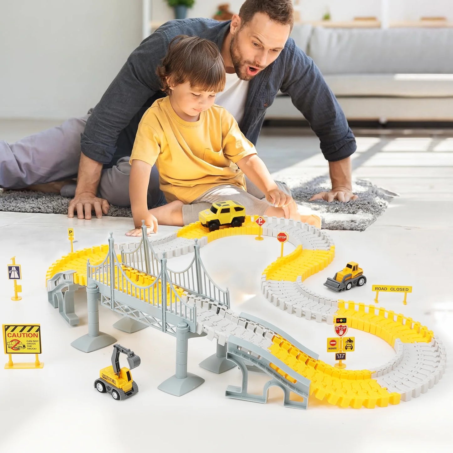 Build 'n Zoom™ Construction Track Set