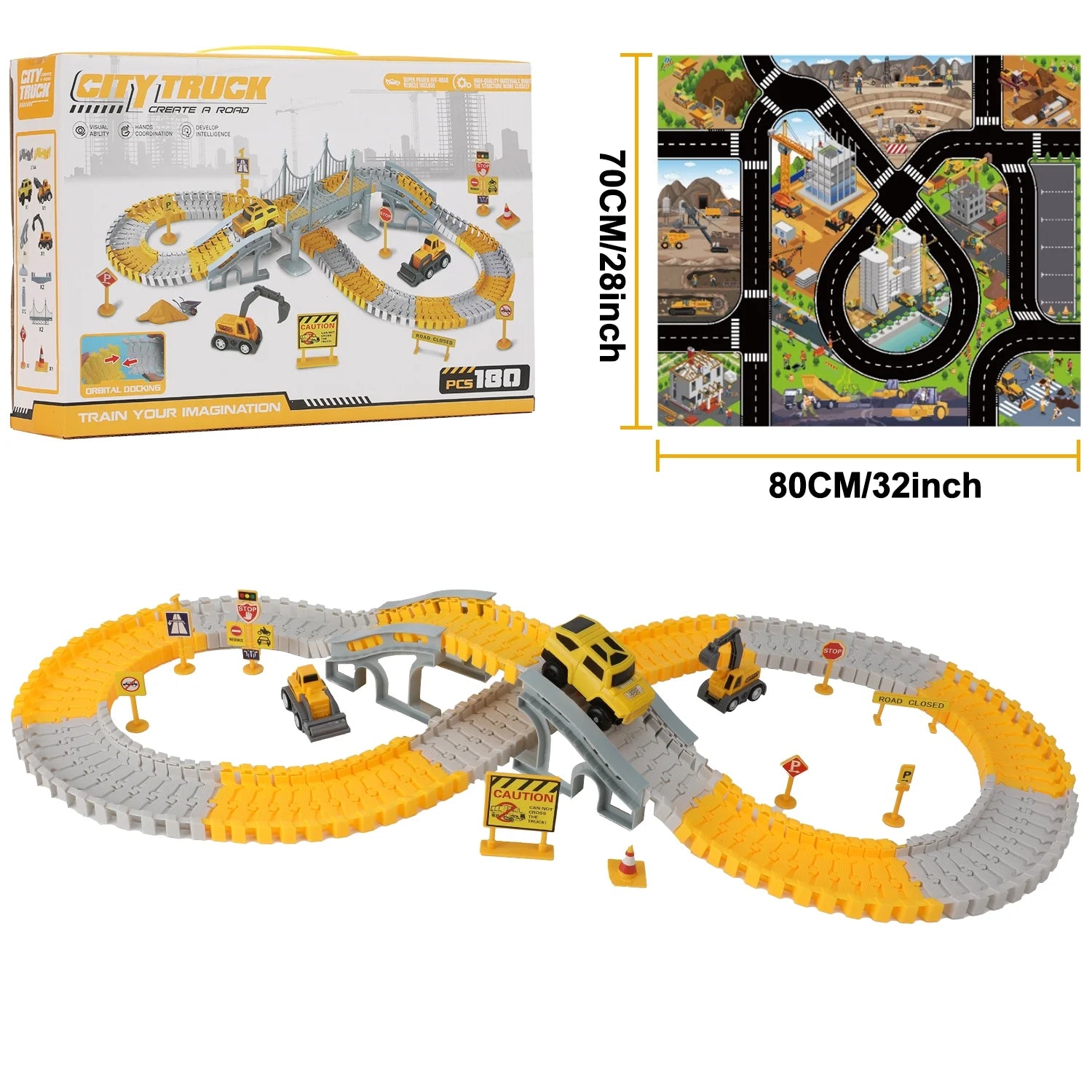 Build 'n Zoom™ Construction Track Set